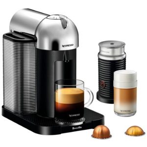 Nespresso - Vertuo Chrome by Breville with Aeroccino3