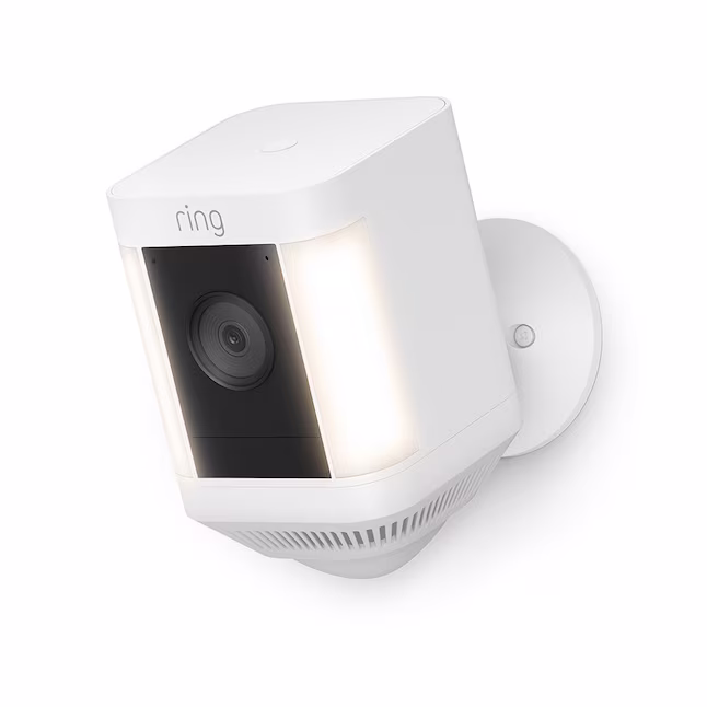 Ring Spotlight Cam Plus, Battery-operated - Smart Security Video Camera with 2 Motion-Activated LED Spotlights, 2-Way Talk, Color Night Vision