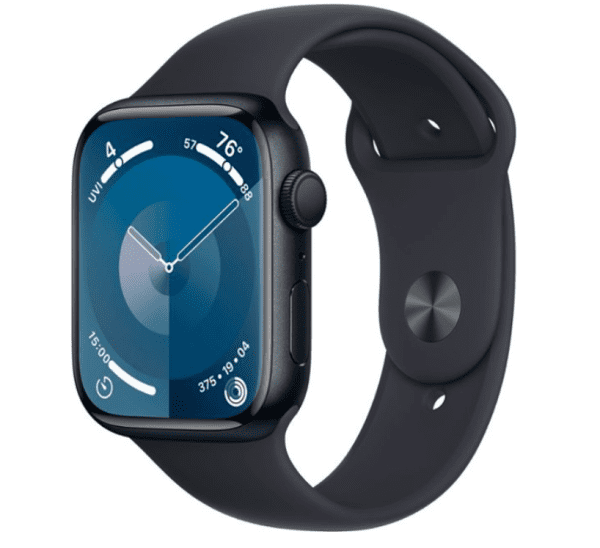 Apple Watch Series 9 (GPS) 45mm Midnight Aluminum Case with Midnight Sport Band - M/L - Midnight