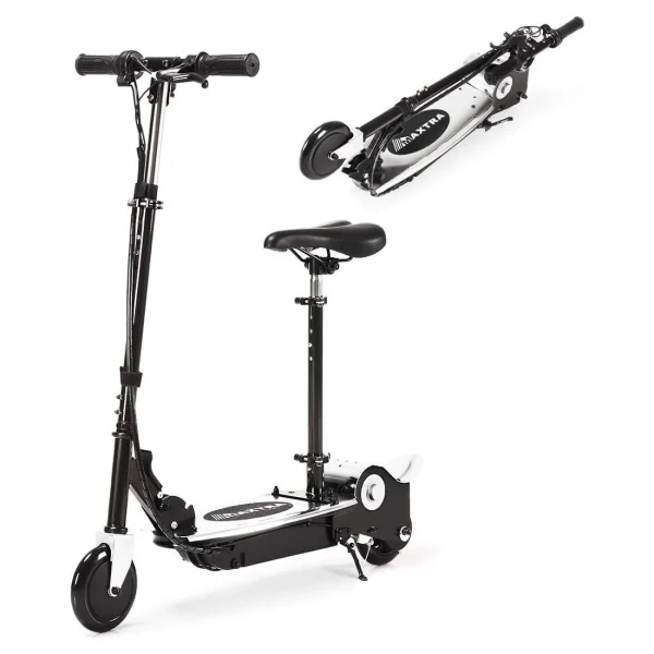 Maxtra Scooters Folding Electric Scooter with Removable Seat