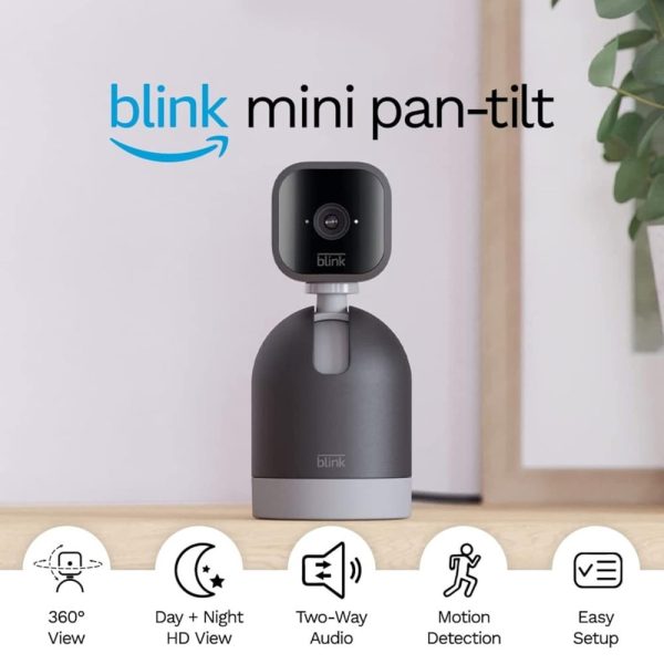 Blink - Mini Pan-Tilt Indoor Wired 1080P Security Camera