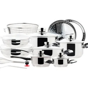 Nutri-Stahl 22pc Cookware Set
